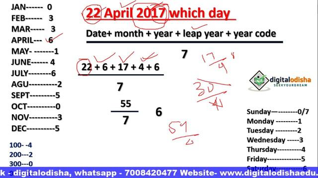 Calendar Trick Odia || part- 1 || Reasoning Trick odia Calendar || RAILWAY || GROUP D || NTPC | смотреть онлайн