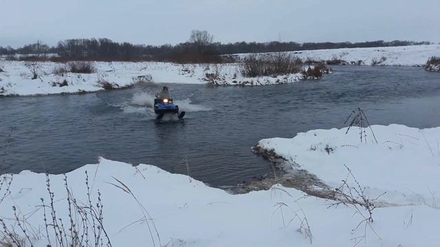 YAMAHA VK 540 через речку смотреть онлайн