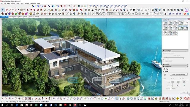 SKETCHUP.V-RAY.Онлайн-марафон, создание экстерьера и ландшафта за 72 часа смотреть онлайн