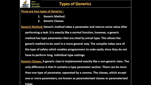 384. Java Generics - Types смотреть онлайн