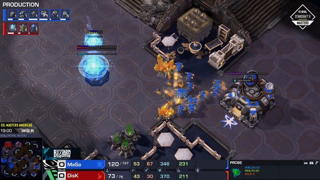 SC2 - MaSa vs. DisK - ESL SC2 Masters: Summer 2023 Americas Regionals - Swiss Round 5 смотреть онлайн