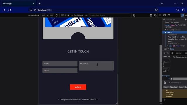 Part - 2 React JS Portfolio Tutorial From Scratch for beginners 2023 смотреть онлайн