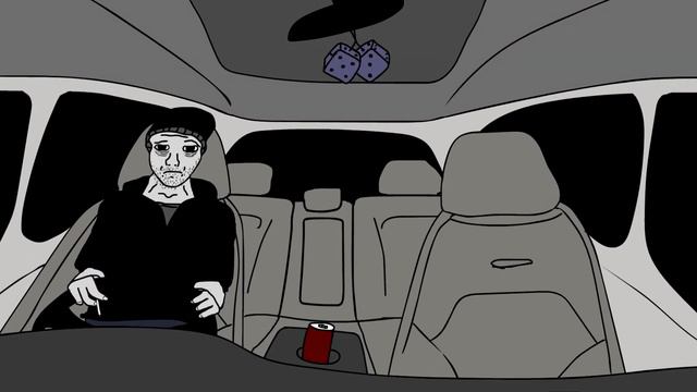 Doomer куда то едет и слушает песню Цоя - Спокойная ночь смотреть онлайн