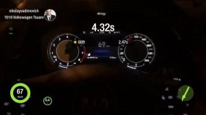 РЕАЛЬНЫЙ РАЗГОН 0-100 VOLKSWAGEN TOUAREG 2.0 TSI