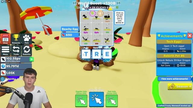 5 NEW SECRET PET *SUMMER EVENT* UPDATE CODES In CLICKER SIMULATOR! Roblox Clicker Simulator Codes! смотреть онлайн