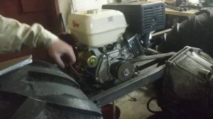 Двигатель и КПП на каракат