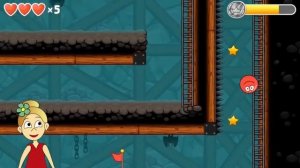 Бабушка Шошо и КРАСНЫЙ ШАР спасают ЛЮБИМУЮ !!! Подземные ходы / Последняя часть Red Ball 4