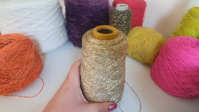 Итальянская бобинная пряжа в Турции/Что купила/зимняя и летняя/связала образцы с чем буду миксовать