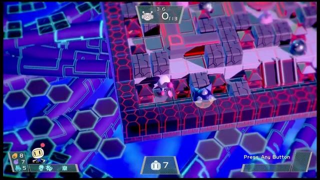Super Bomberman R - Story Mode World 3: Planet Brainwave Nintendo Switch смотреть онлайн
