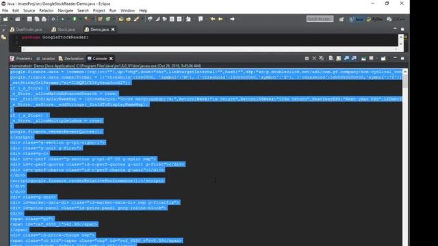 Java Program to Read Stock Quote смотреть онлайн