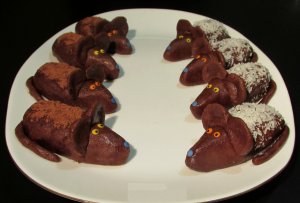 Любимое с детства пирожное картошка в Новогоднем формате