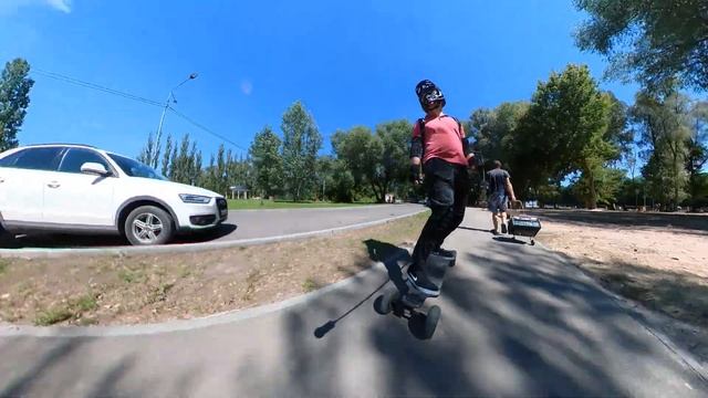 Evolve GTR Ride @ Lipetsk, Russia / Городской пляж Липецка / Электроскейт #insta360 смотреть онлайн