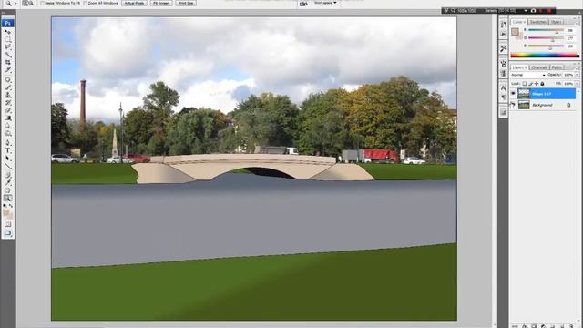 Создание арта в Photoshop CS3 смотреть онлайн