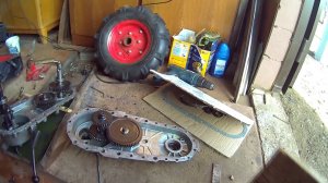 Ремонт редуктора мотоблока Салют