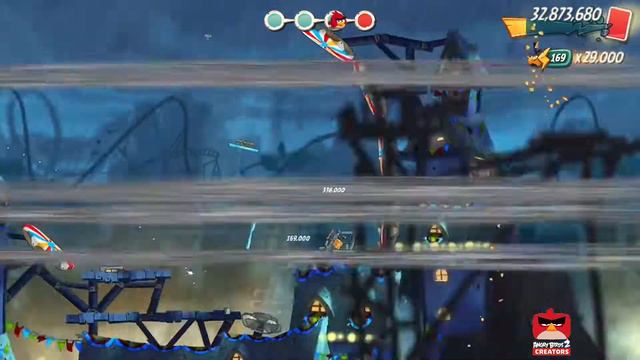Angry Birds 2-King Pig Panic with BUBBLE (09/02/21) | Darkside - The Dark Gaming смотреть онлайн