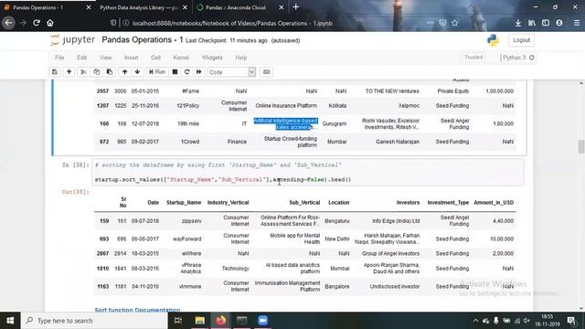 Python Pandas Tutorial 1 | What is Pandas python | Introduction and Installation | StepUp Analytics смотреть онлайн