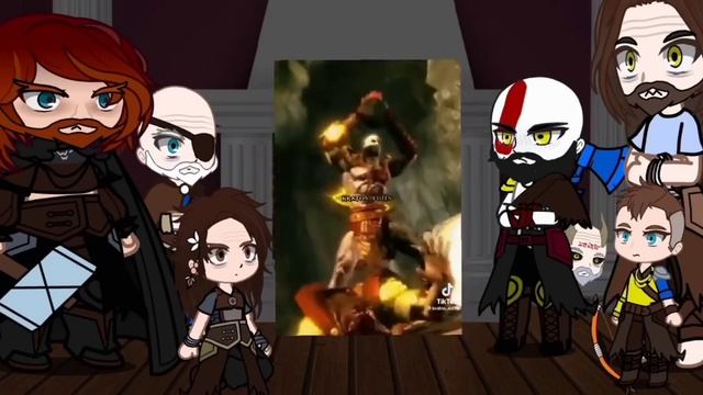 God of War react to Ragnarök Kratos | Tiktok | Gacha react ✨ смотреть онлайн