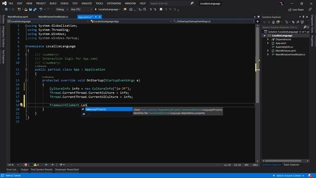 Localize Dates, Currency, Numbers, and Text Direction in WPF смотреть онлайн