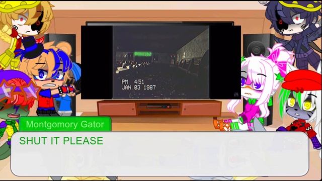 ・Fnaf security breach react to FNAF VHS tapes and Purple fnaf song・(Bonus video)・ смотреть онлайн