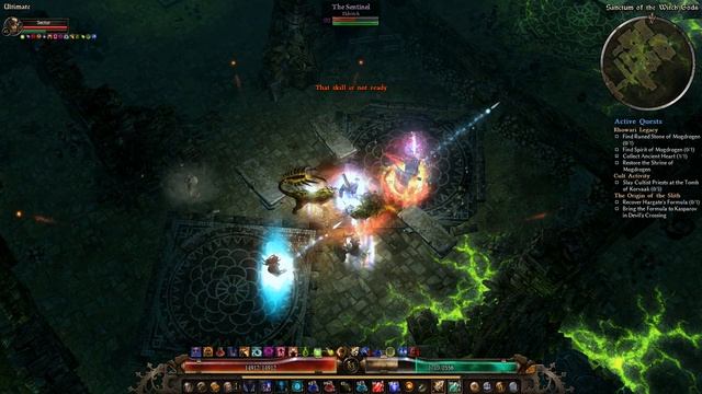 Grim Dawn (1.0.0.4) Blademaster(PoV) & Conjurer vs Sentinel (Ultimate) смотреть онлайн