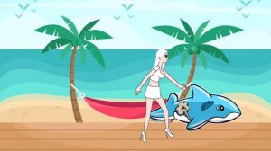 Inflatable Whale Pop Animation