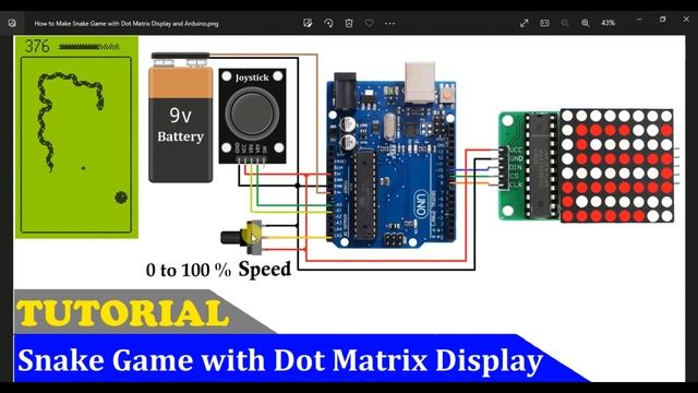 How to Make Snake Game with 8x8 Dot Matrix Display and Arduino | Arduino Snake Game смотреть онлайн
