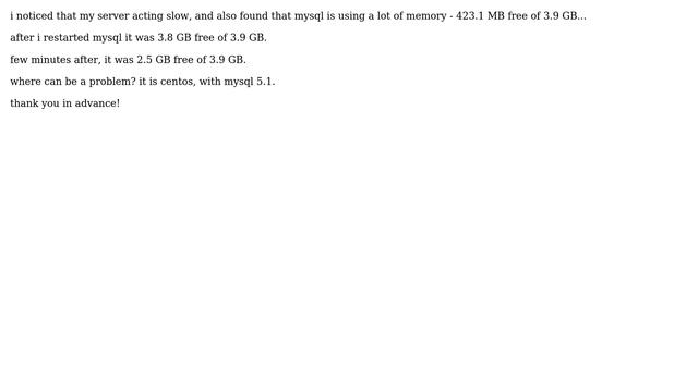 DevOps & SysAdmins: MySQL server using too much memory смотреть онлайн