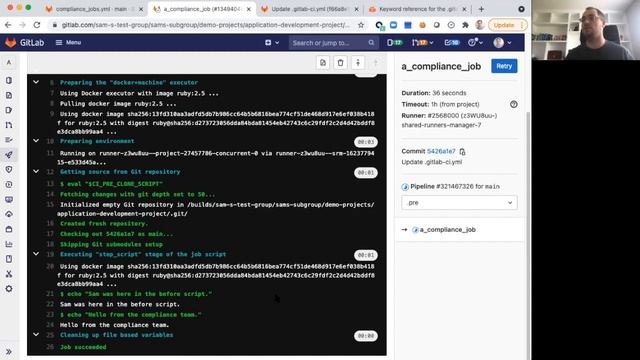 GitLab Compliance Pipelines & Overriding Settings смотреть онлайн