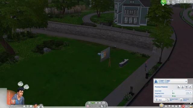 Billionaire Challenge Part 4 |The Sims 4| Selling Paintings is fun! смотреть онлайн