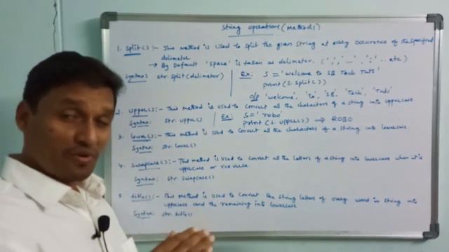 String Handling (split, join, upper, lower, title) in Python | PART-III | Python Strings | Telugu смотреть онлайн