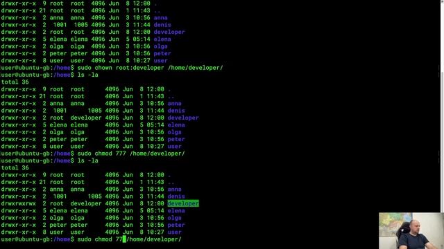 Права в Linux (2) смотреть онлайн