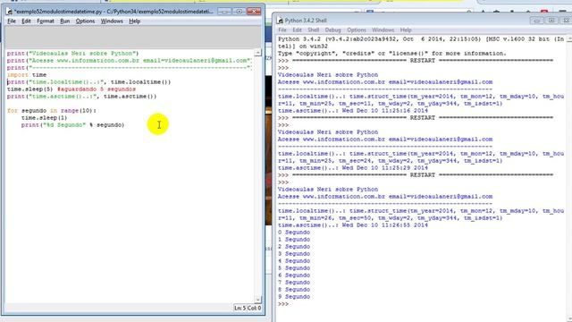 aula 5884 python modulo datetime time localtime sleep смотреть онлайн