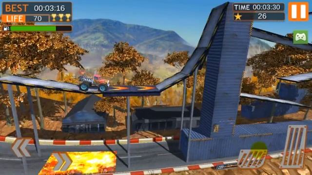 ГОНКИ НА МАШИНАХ МОНСТР ТРАК МУЛЬТИК - ИГРА 21-24 уровни смотреть онлайн