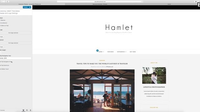 Hamlet Pro: Import Demo and User manual - WordPress Theme смотреть онлайн