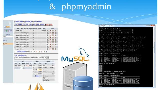 PHP ตอนที่ 39 phpmyadmin mysql command line смотреть онлайн
