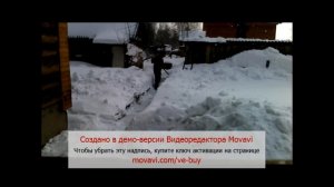 Как быстро убрать снег на даче