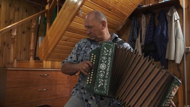 Гармонист Рифат Асхадуллин. Русские и татарские наигрыши. смотреть онлайн