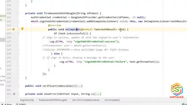 login con cuenta de google android y firebase ? (java) смотреть онлайн