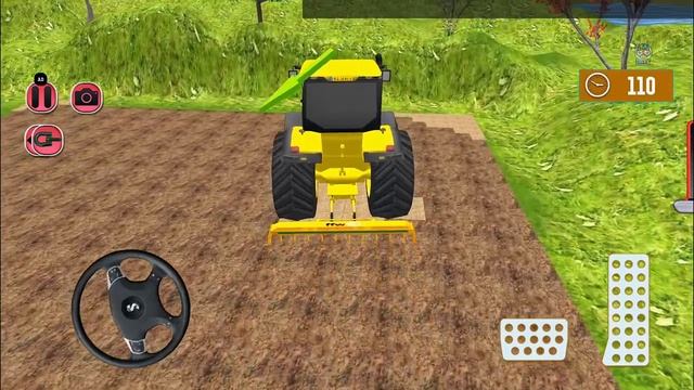 Heavy Duty Tractor Farming Tools 2019 - Rice Farm Simulator - Android Gameplay смотреть онлайн