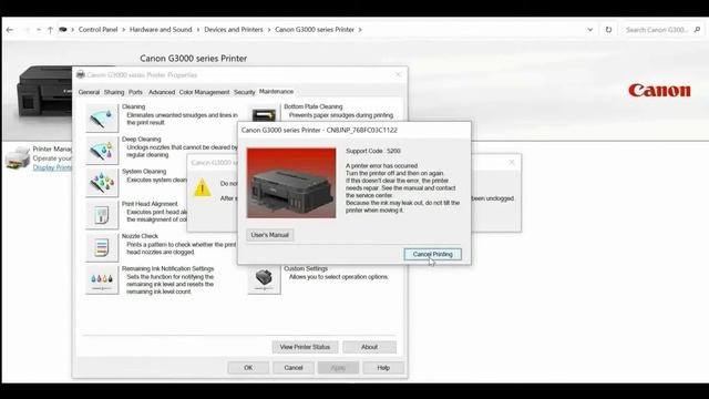 Canon Printer Error 5200: Solution in 2 mins? смотреть онлайн