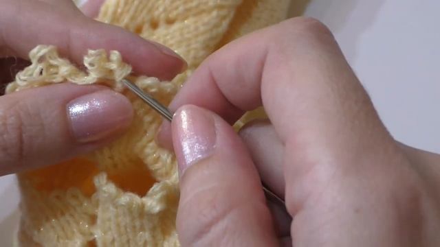 Как укоротить изделие связанное снизу вверх. Укорачиваем рукава. смотреть онлайн