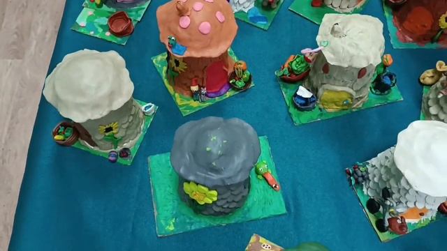 Работы учеников) Домики гномиков) смотреть онлайн