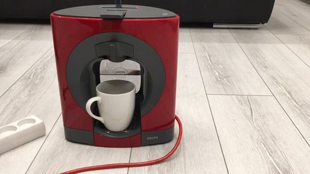 Капсульная кофеварка Krups Dolce Gusto Oblo Red смотреть онлайн