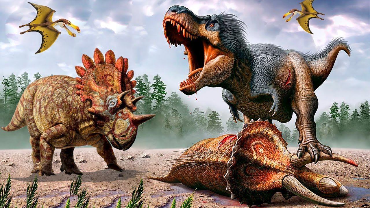 СРАЖЕНИЯ ДИНОЗАВРОВ - 3. БИТВЫ ГИГАНТОВ смотреть онлайн