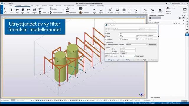 Grundkurs i Tekla Structures - stålprojektering смотреть онлайн