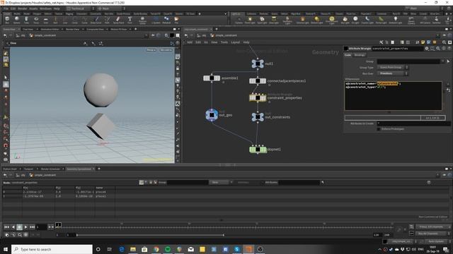 Houdini 17 5 constraint network basics смотреть онлайн