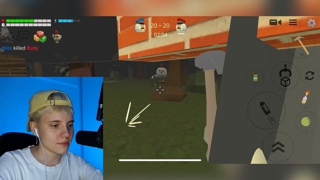 ИГРАЮ В ЧИКЕН ГАН | Нападаю с молотком ? смотреть онлайн