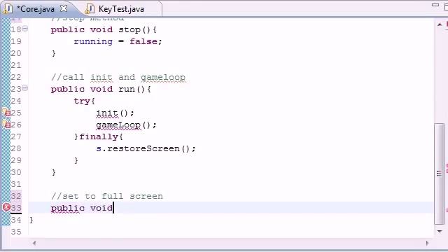 Java Game Development 27 Creating a Core Class смотреть онлайн