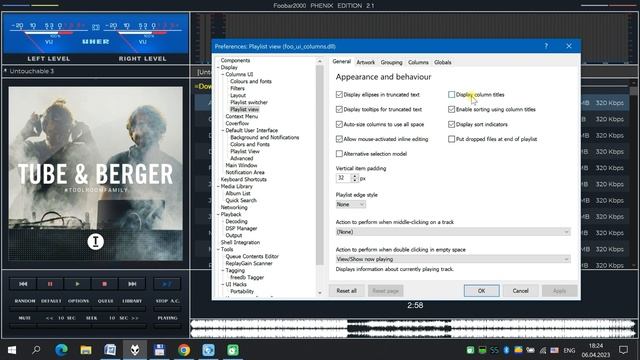 Библиотека, Album List и настройка плейлиста Foobar2000 смотреть онлайн