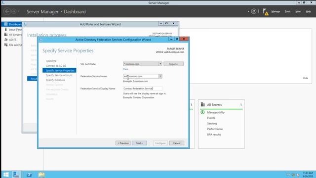 ADFS - Installing an AD FS Server Farm смотреть онлайн